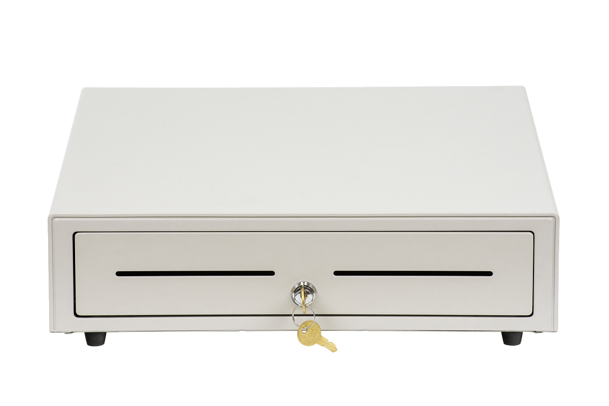 Денежный ящик АТОЛ CD-410-W белый, 410*415*100, 24V, для Штрих-ФР в Абакане