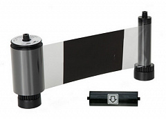 Черная лента с оверлеем (KO) на 3000 оттисков с чистящим роликом; для принтера Advent SOLID 700 в Абакане