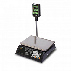 Весы торговые настольные M-ER 327 ACP "Ceed" LCD Черные в Абакане