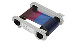 Полноцветная лента  (YMCKOK) для двусторонней печати на 200 оттисков с чистящим роликом в Абакане