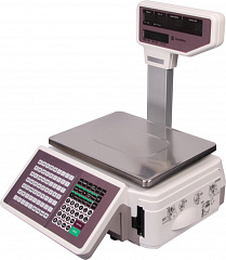 Весы торговые с печатью этикетки CheckWay CW-500P со стойкой в Абакане