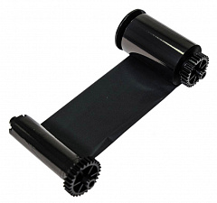 Черная смолянисто-восковая (Resin+Wax) лента (К) на 1200 оттисков с чистящим роликом в Абакане